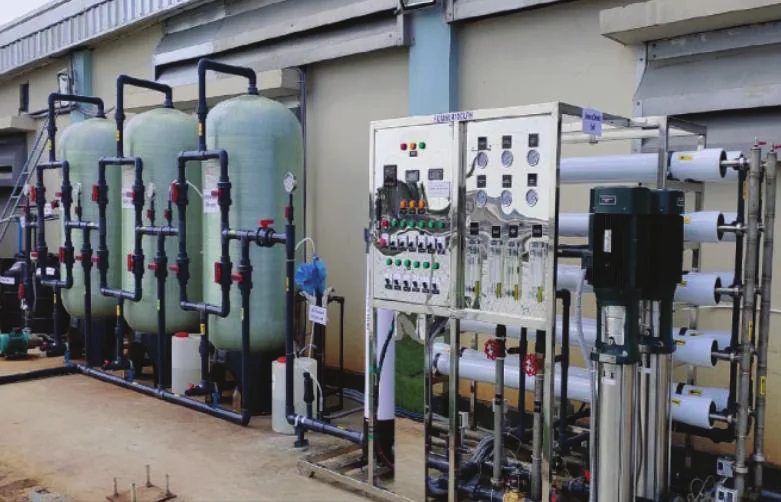 Water Treatment System: Media + RO + UV